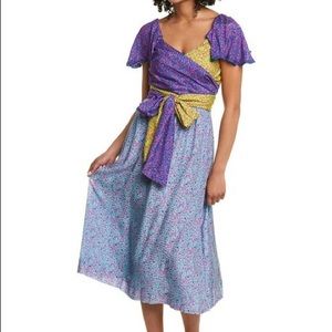 Tanya Taylor Teigan Silk Midi Dress